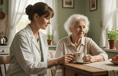 cuidados com paciente com alzheimer e acompanhamento profissional